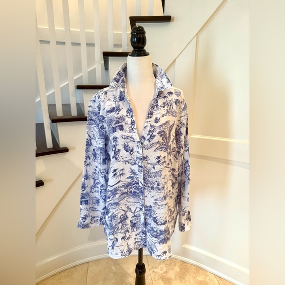 Joie Tops - Joie Women's Linen Button Up Shirt or Swim Cover Up